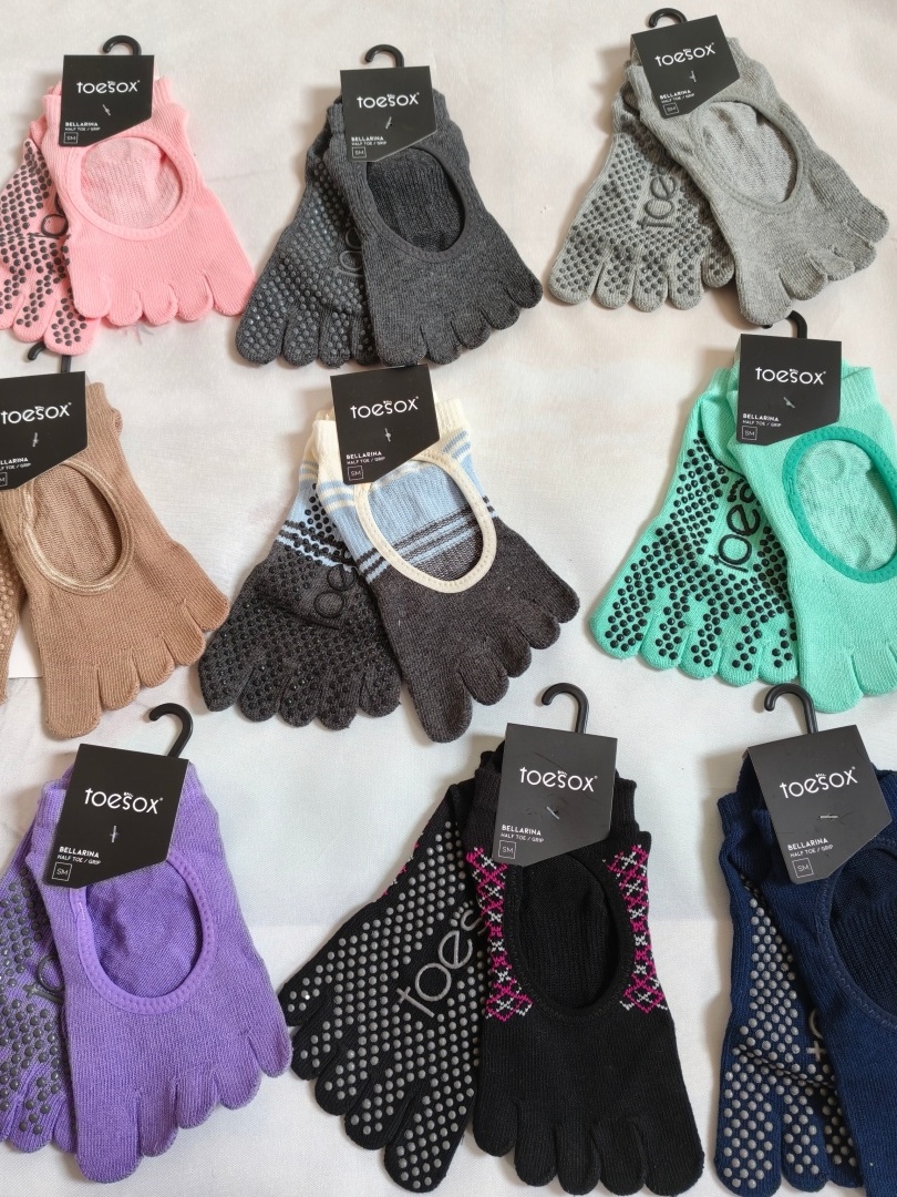 Pilates Yoga Wear - Meias de Yoga Toesox com Cinco