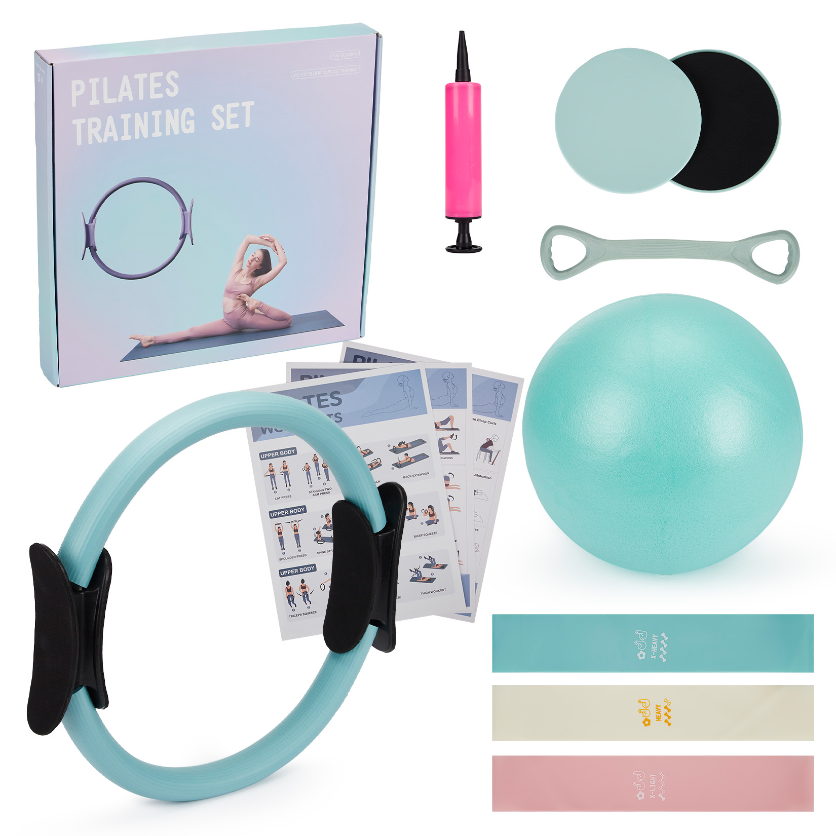 Pilates Toning Ball - Conjunto de Treinamento de Pilates, Anel