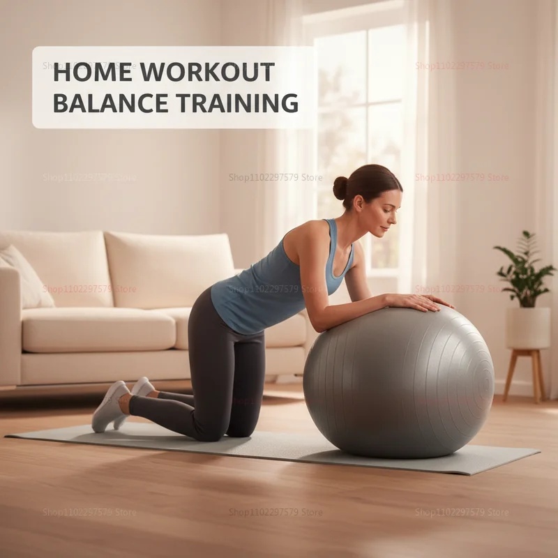 Bola de Yoga Antiexplosão com  - Pilates Toning Ball avaliação e preço