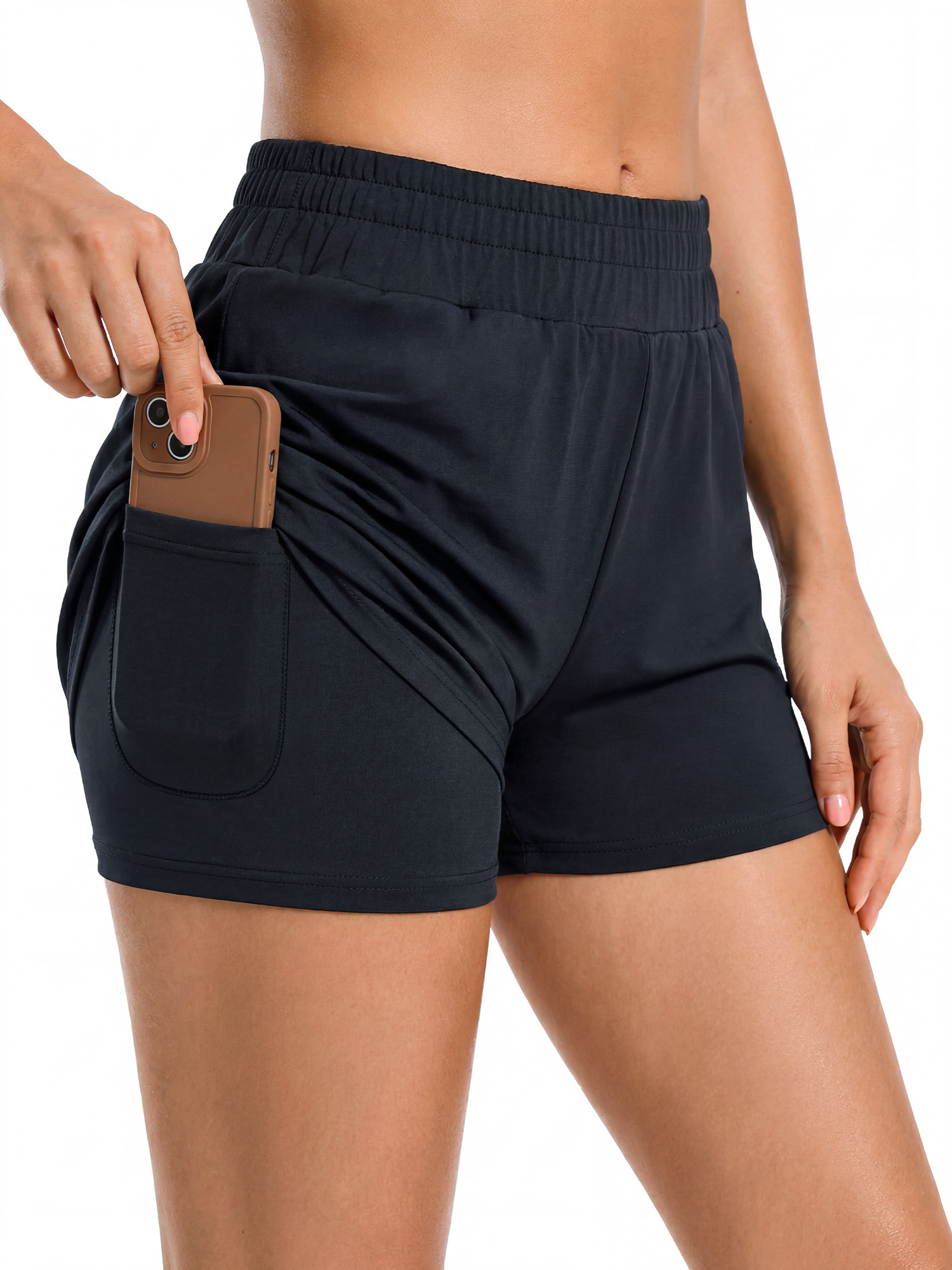 Shorts Flexíveis de Pilates e  - Pilates Yoga Class avaliação e preço