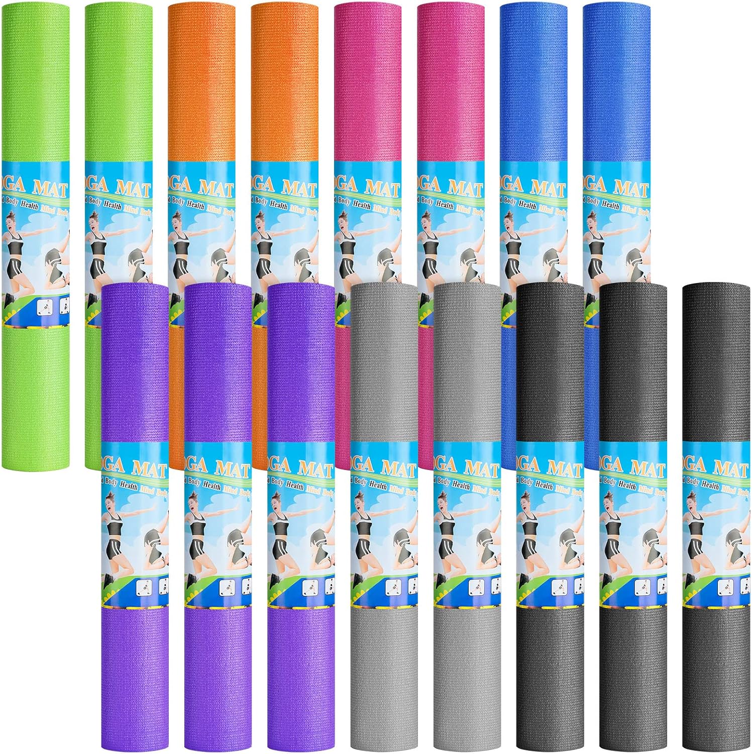 Tapetes de Yoga Finos de 3 mm, - Pilates Yoga Class avaliação e preço