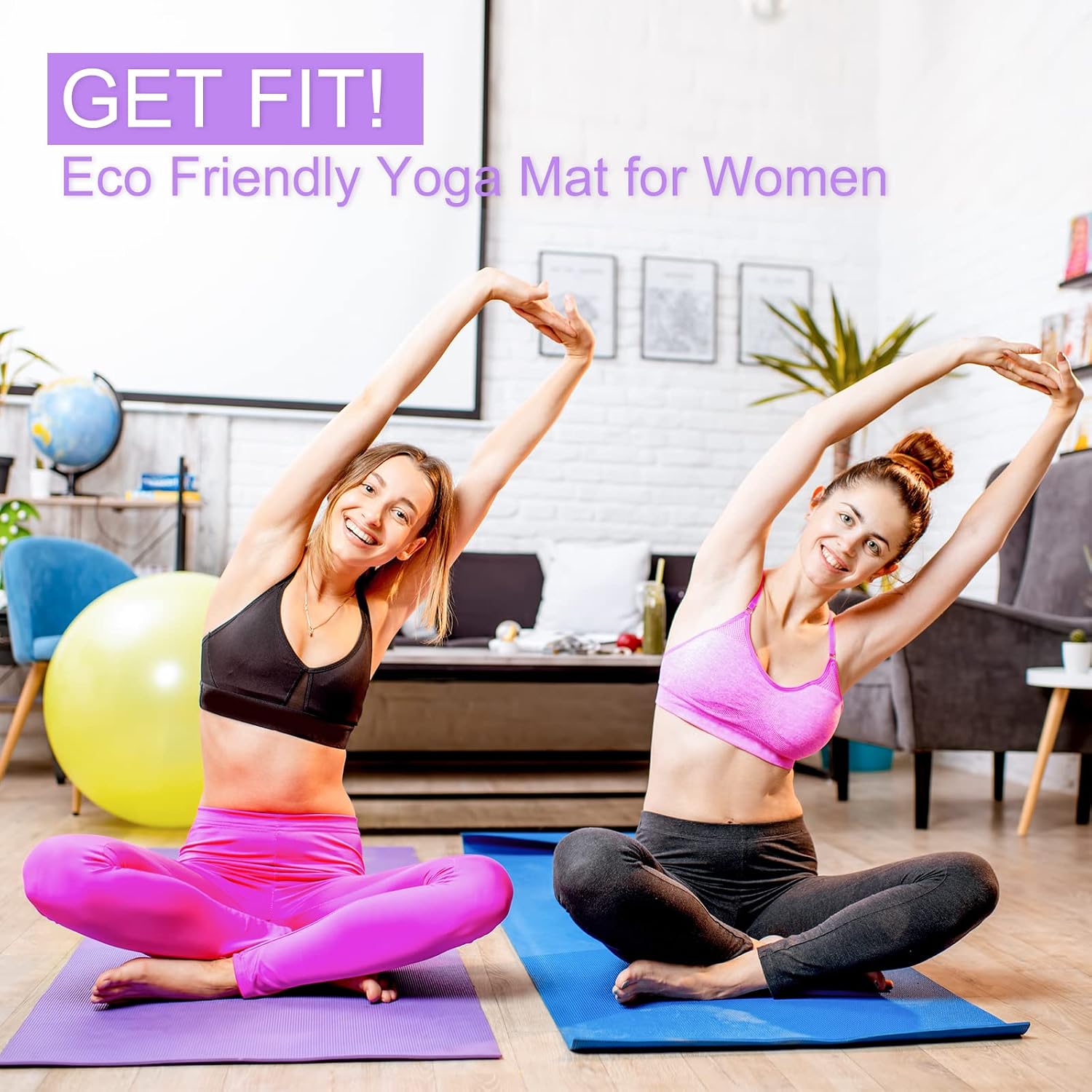 Tapetes de Yoga Finos de 3 mm, - Pilates Yoga Class avaliação e preço