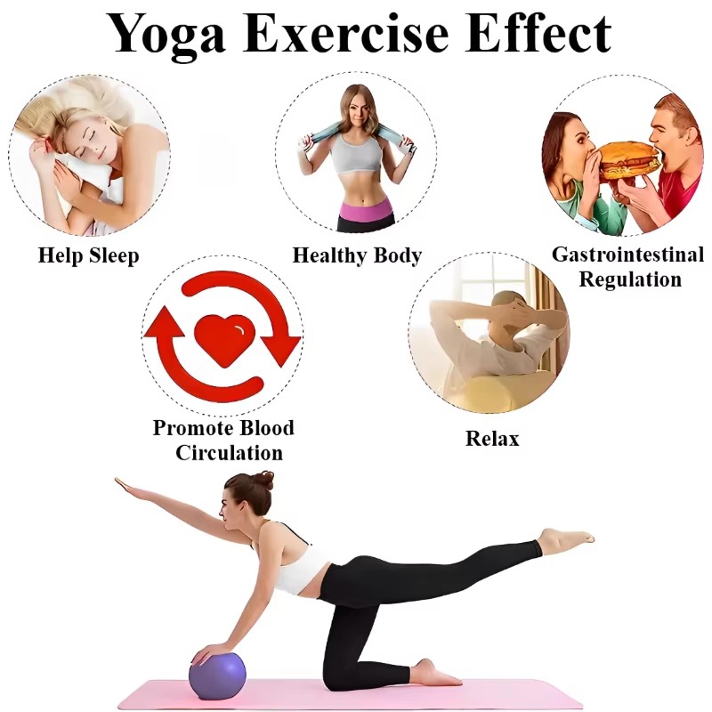 Bola de Yoga Pilates Antiexplo - Pilates Toning Ball avaliação e preço